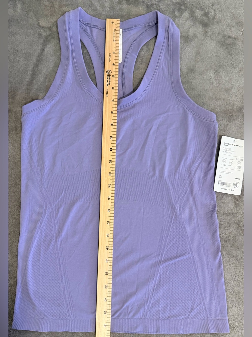 Athleta - Purple - Women’s Momentum Seamless Tank - Medium - New With Tag - Picture 5 of 6